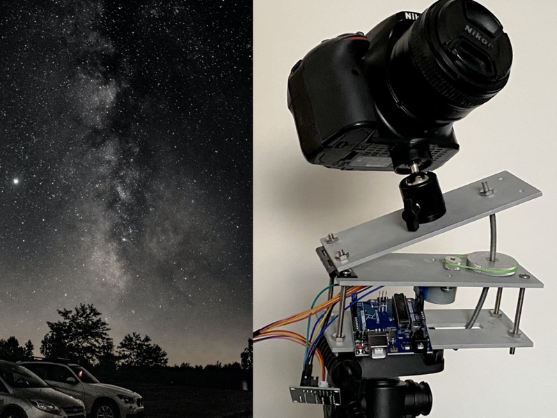 Image of a barn-door style star tracker