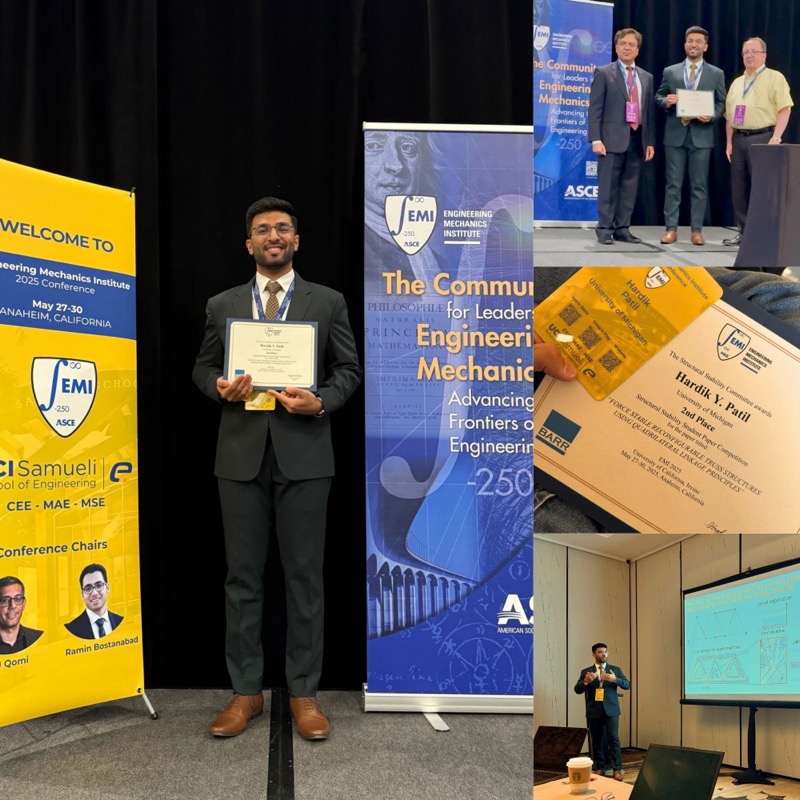 Hardik Patil presenting at a conference